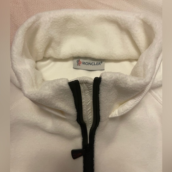 NWOT Moncler Grenoble Logo-patch zip-up Sweatshirt Size 14y - Picture 3 of 8